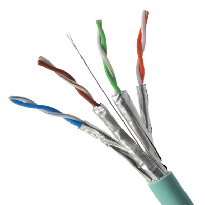 7mm CCA BC FTP SFTP CAT6a Cable 600MHz 23AWG 4 Twisted Pair 8 Core Network