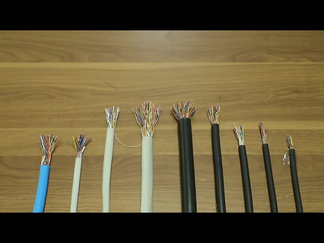 100 200 쌍 15 30 25 20 10 80 150 쌍 0.4 지하 전화 케이블 26awg 야외 젤리 장갑 케이블 cat3 케이블 전화