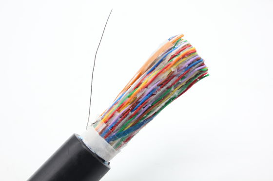 Cat3 Solid 10P 25P 50P 150P 200P 300 Pairs Underground Copper Telephone Cable different length