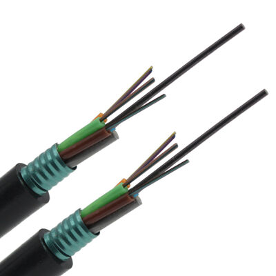 Armored Fiber Optic Cable 6 12 24 Core GYTS GYTA53 Duct Direct Buried Communication Cable De Fibra Optica