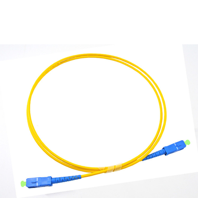 Indoor Communication Cable LC-SC SM Duplex Fiber Optic Patch Cord PVC/LSZH G657A