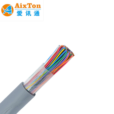 18 22 AWG 타입 2P 4P 10P 25P UTP 방패 타입 야외 실내 통신 전화 케이블 전송