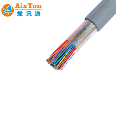 통신용 100 쌍 실내 전화 케이블 24AWG 26AWG PE 단열 재료 YD/T838.4-2003 표준