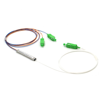 모듈형 1x64 PLC 스플리터와 FC UPC 커넥터 입력/출력 섬유 직경 900μm 및 싱글 모드 G.657A1 섬유 유형