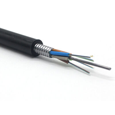 GYTS GYTA53-24B1 광섬유 케이블은 철강 테이프 갑옷과 LSZH 껍질과 함께 지하용 CE 인증