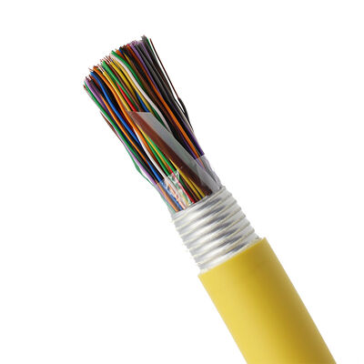 25쌍 50쌍 100쌍 CAT3 구리 24AWG LSZH 재킷 알루미늄 테이프 습기 방지