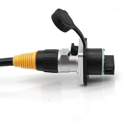 EtherCON 호환되는 RJ45 케이블 CAT6 10Gbps 보호 산업 이더넷 케이블 오디오 비디오 DMX를 위한 산소 없는 구리
