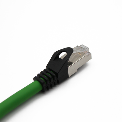 20m 8pin X-Coded M12 X to RJ45 Ethernet CAT6A Copper Conductor PUR Jacket Cable for Computer