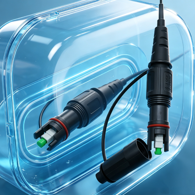 IP68 방수 1 코어 기갑 코닝 광섬유 패치 코드 광학 Fttx FTTH 호환 코닝 Optitap Sc/APC 커넥터