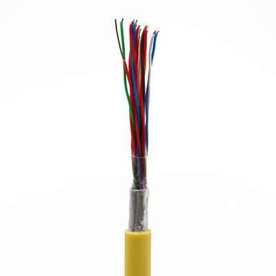 Cat3 전화 케이블 Cat5e UTP 24AWG 2 3 4 6 페어 연선 전화 케이블 와이어 99.99%